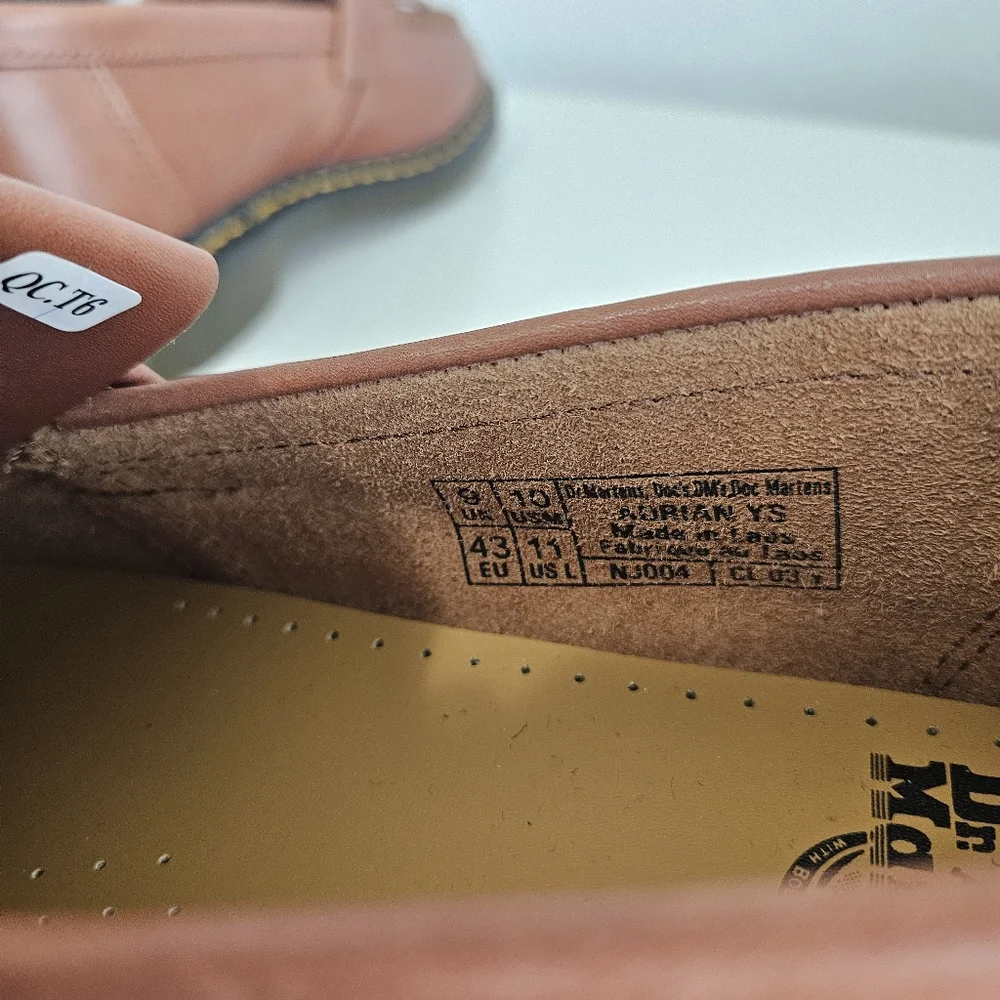 NWOT Dr Martens | Adrian Carrara Leather Tassel Loafer Shoed Mens 10 Womens 11 - Picture 10 of 10